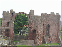 NU1241 : Lindisfarne Priory ruins by N Chadwick