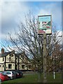 Eccles Sign and Walnut Tree Pub