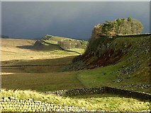NY7868 : Housesteads Crags by Oliver Dixon