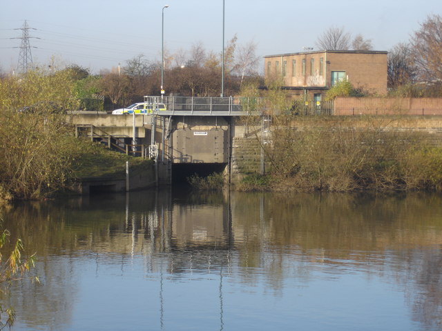 Sluice Gate on the River Trent