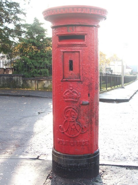 Edwardian pillar box