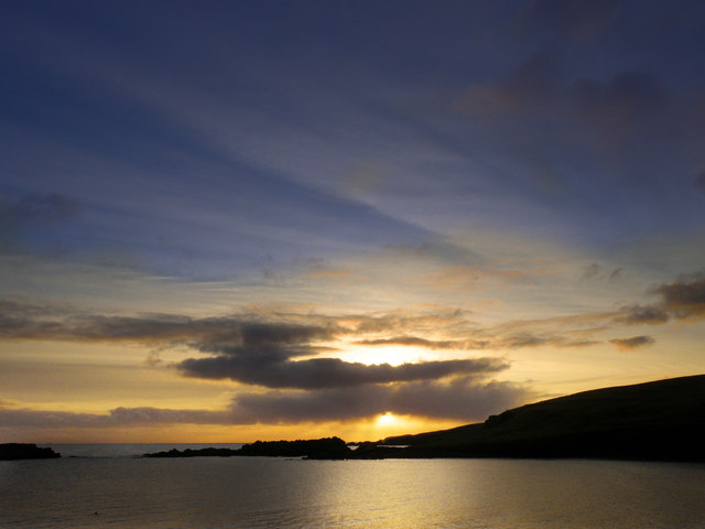 Sunrise on Shetland