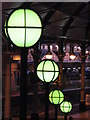 NZ2463 : Lamps in Newcastle Central station by Mike Quinn