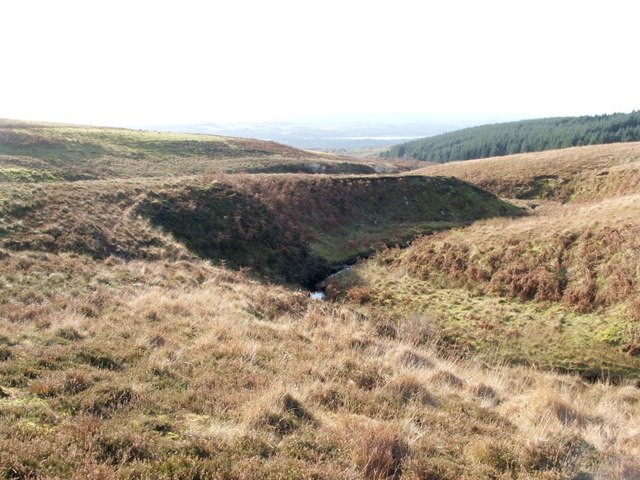 A Tributary Stream And Its Valley © Lairich Rig Geograph Britain And Ireland