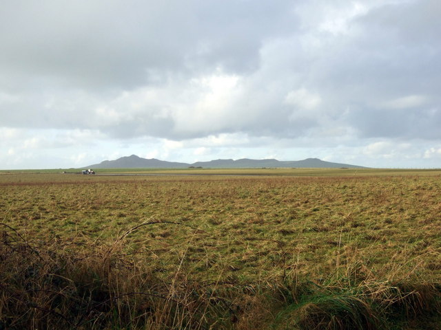 View across old airfield