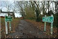 Footpath to Rowan Walk, Crawley Down