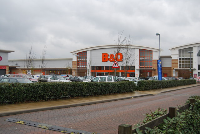 B & Q, Great Lodge Retail Park © N Chadwick :: Geograph Britain and Ireland