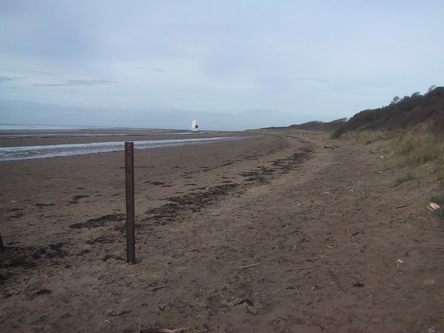 Beach running north from Burnham on Sea