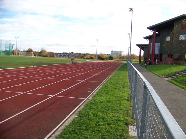 Sports facility at Canterbury High... © Elliott Simpson :: Geograph ...