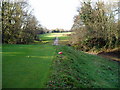 Footpath across the West Middlesex golf course