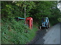 Phone box and tractors