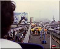 TG5305 : Great Yarmouth monorail, about 1990 by John Goldsmith