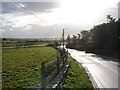 The lane leading to Llandanwg Beach