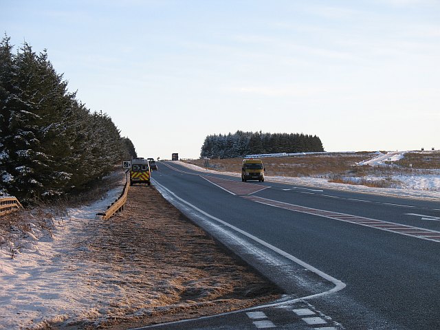 A68, Soutra Hill © Richard Webb cc-by-sa/2.0 :: Geograph Britain and ...