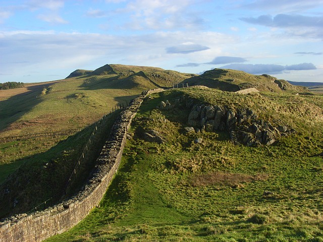 Hadrian's Wall near Caw Gap © Andrew Smith cc-by-sa/2.0 :: Geograph ...