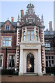 Entrance to Lynford Hall Hotel