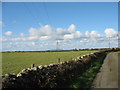 Power lines running in the direction of the A 4980