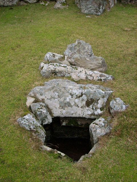 Post hole in Staneydale Temple