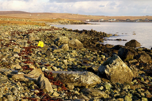 Rocky beach at Point of Burkwell