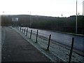 Approaching the roundabout on Old Luss Road