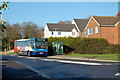 Bus stop and Bus, Harrow Lane