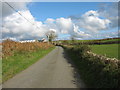 Approaching Dothan crossroads from the Aberffraw direction