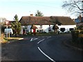 Sturminster Marshall: thatched cottages, High Street