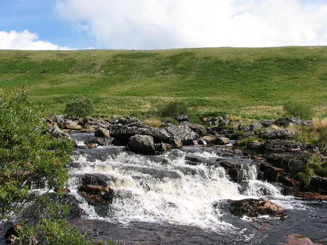 Waterfall on the river Tavy