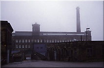 SE1030 : Black Dyke mills, Queensbury by Chris Allen