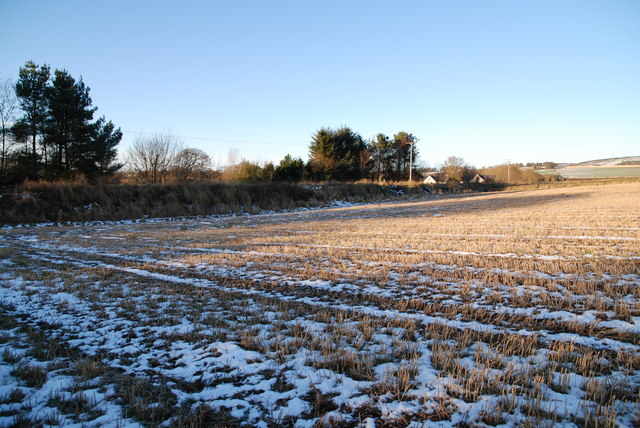 Old railway embankment at North Dronley