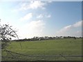 SH3475 : View across farmland towards Tyddyn Meredydd by Eric Jones
