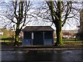 H3493 : Bus Stop, Sion Mills by Kenneth  Allen