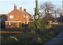 TM0352 : House by lane corner near Ringshall by Andrew Hill