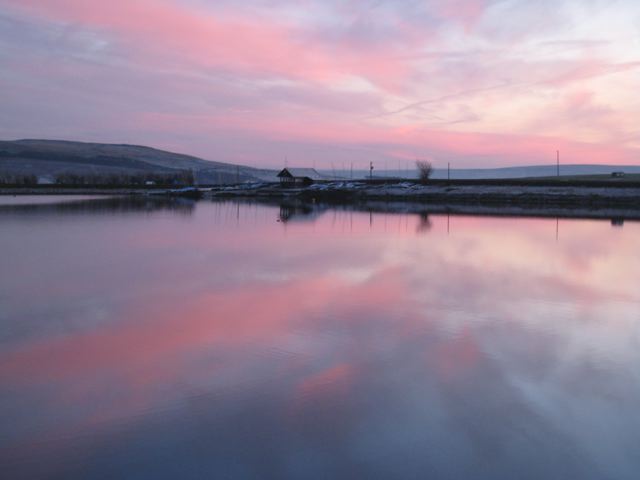 Chilly November evening at Embsay reservoir