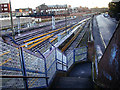 From Footbridge Greetham St, looking towards Fratton