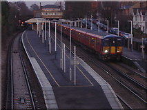 TQ1674 : Train in St Margaret's station Twickenham by David Howard