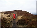 SK0287 : On the ridge, Lantern Pike by Ian Balcombe