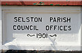 Selston Parish Council Office Plaque