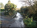 Entrance to the ford, College Lane, Ide