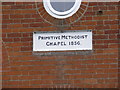 TM3969 : Plaque on the former Methodist Chapel by Geographer