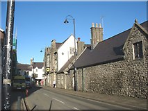 SH4575 : The Bull Hotel at  the junction of Glanhwfa Road and High Street by Eric Jones