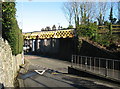 Disused railway bridge over Glanhwfa Road