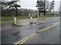 Bus stop by Shalford Park