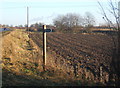 Footpath leaving the A140