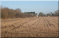 Field alongside railway line