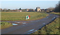 Towards Mellis from the turn to the church