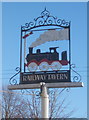 The sign of the Railway Tavern, Mellis