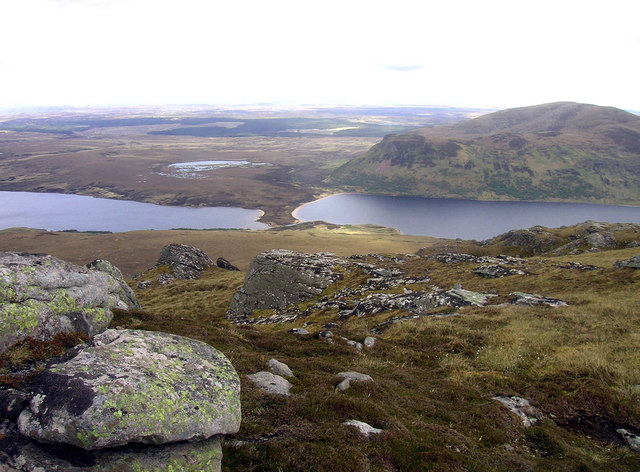 Ben Hiel's summit - Looking ENE to Loch Loyal