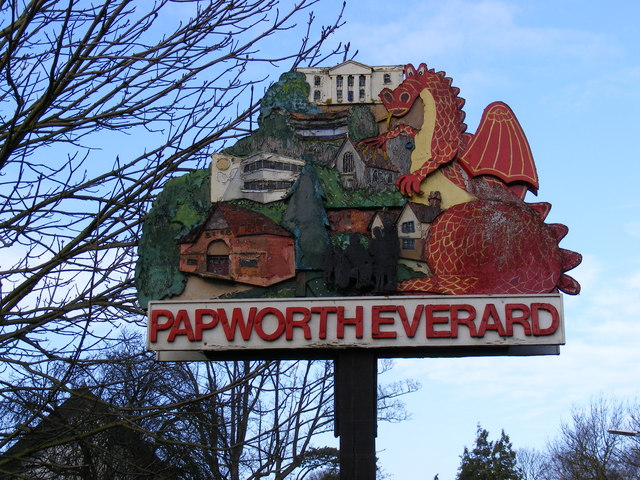Papworth Everard Village Sign