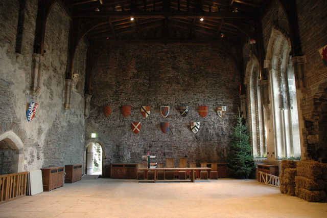 The Great Hall, Caerphilly Castle © Philip Halling :: Geograph Britain ...